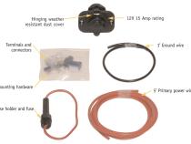 Power Outlet Universal 12V Black Tuffy Security Products