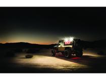 1x2 65 Degree DC Power Scene Light Amber LED Black Housing RIGID Industries