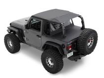 Duster Deck Cover Jeep '18-26 Wrangler JL 2-Door Black Diamond Bestop