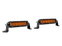 SR-Series SAE 6 Inch with Amber PRO Lens Pair Rigid Industries