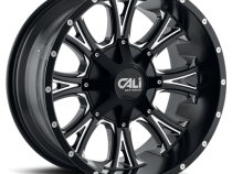 Cast Aluminum Wheels Americana 9101 SB 20x9 Milled Spokes Satin Black 5 On 127/5 On139.7 Bolt Pattern 0 Offset Cali Offroad Wheels