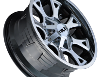 Cast Aluminum Wheels Anarchy 9103 CH 22x12 Chrome 6 On 135/6 On139.7 Bolt Pattern -44 Offset Cali Offroad Wheels