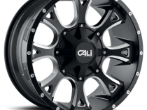 Cast Aluminum Wheels Anarchy 9103 SB 22x12 Milled Spokes Satin Black 6 On 135/6 On139.7 Bolt Pattern -44 Offset Cali Offroad Wheels