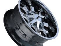 Cast Aluminum Wheels Dirty 9104 CH 20x10 Chrome 5 On 127/5 On139.7 Bolt Pattern -19 Offset Cali Offroad Wheels