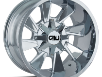 Cast Aluminum Wheels Distorted 9106 CH 20x9 Chrome 5 On 127/5 On139.7 Bolt Pattern 0 Offset Cali Offroad Wheels