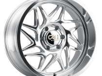 Cast Aluminum Wheels Gemini 9112 PO 22x12 Milled Spokes Polished 6 On 135 Bolt Pattern -51 Offset Cali Offroad Wheels