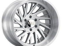 Cast Aluminum Wheels Purge 9114 SL 22x12 Brushed Brushed Silver 6 On 135 Bolt Pattern -51 Offset Cali Offroad Wheels