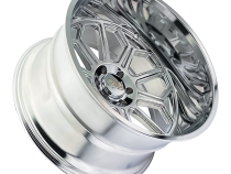 Cast Aluminum Wheels Auburn 9117 PO 24x14 Milled Spokes Polished 6 On 135 Bolt Pattern -76 Offset Cali Offroad Wheels