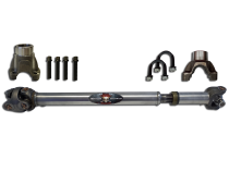 JL Rear 1310 Solid CV Driveshaft 2 Door (Sport - Sahara) Pinion Yoke Style Adams Driveshaft