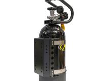 10, 15 lb COMP2 Bracket Black 6.9 Inch Diameter Power Tank