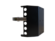 Gannett Locker 10 lb Aluminum Propane Bracket Stainless Steel Straps Black Power Tank