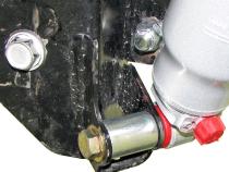 Shock Mount Relocation Kit 07-18 Wrangler JK Rear Lower Includes Hardware Pair RockJock 4x4