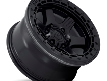 Aluminum Wheels 17X8.5 Block Beadlock D122 5 On 150 Matte Black Matte Black Ring 110.2 Bore 20 Offset 6 Spoke Fuel Off Road Wheels