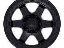 Aluminum Wheels 17X8.5 Block Beadlock D122 5 On 150 Matte Black Matte Black Ring 110.2 Bore 20 Offset 6 Spoke Fuel Off Road Wheels