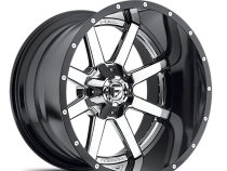 Aluminum Wheels 22X14 Maverick D260 6 On 135/6 On 139.7 Chrome/Gloss Black Lip 106.1 Bore -70 Offset Fuel Off Road Wheels