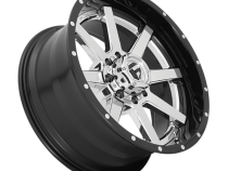 Aluminum Wheels 22X14 Maverick D260 6 On 135/6 On 139.7 Chrome/Gloss Black Lip 106.1 Bore -70 Offset Fuel Off Road Wheels