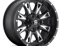 Aluminum Wheels 20X10 Throttle D513 5 On 114.3/5 On 127 Black/Milled 78.1 Bore -12 Offset Fuel Off Road Wheels