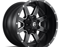 Aluminum Wheels 22X12 Maverick D538 5 On 114.3/5 On 127 Black/Milled 78.1 Bore -44 Offset Fuel Off Road Wheels
