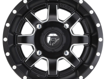 Aluminum Wheels 26X7 Maverick UTV D538 4 On 136 Matte Black Milled 110.2 Bore 13 Offset Fuel Off Road Wheels