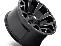 Aluminum Wheels 18X9 Assault D546 5 On 114.3/5 On 127 Matte Black/Milled 78.1 Bore 1 Offset 8 Spoke 45 Lbs Fuel Off Road Wheels