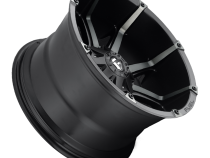 Aluminum Wheels 18X9 Coupler D556 5 On 114.3/5 On 127 Matte Black/Machined Dark Tint 78.1 Bore -12 Offset 8 Spoke Fuel Off Road Wheels