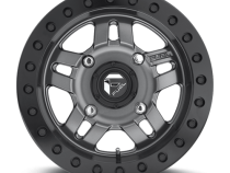 Aluminum Wheels 15X7 Anza UTV D558 4 On 136 Matte Anthracite Gray Black Ring 110.2 Bore 13 Offset 5 Spoke Fuel Off Road Wheels