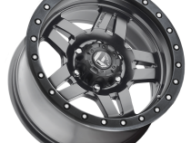 Aluminum Wheels 17X8.5 Anza D558 5 On 114.3 Matte Gunmetal Gray 72.6 Bore -6 Offset 5 Spoke Fuel Off Road Wheels