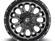 Aluminum Wheels 17X9 Crush D561 5 On 114.3/5 On 127 Gloss Black Double Dark Tint Machined Face 78.1 Bore 1 Offset 8 Spoke Fuel Off Road Wheels