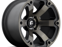 Aluminum Wheels 17X9 Beast D564 5 On 127 Matte Black/Machined Dark Tint 78.1 Bore 1 Offset 6 Spoke Fuel Off Road Wheels