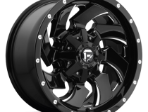 Aluminum Wheels 17X9 Cleaver D574 5 On 114.3/5 On 127 Gloss Black/Milled 78.1 Bore -12 Offset 8 Spoke Fuel Off Road Wheels