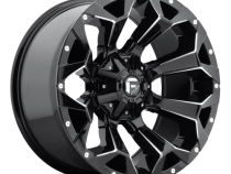 Aluminum Wheels 20X9 Assault D576 5 On 114.3/5 On 127 Gloss Black/Milled 78.1 Bore 1 Offset 8 Spoke 49 Lbs Fuel Off Road Wheels