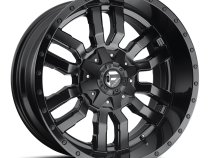 Aluminum Wheels 17X9 Sledge D596 5 On 114.3/5 On 127 Matte Black/Gloss Black Lip 78.1 Bore 1 Offset Fuel Off Road Wheels