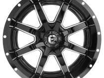 Aluminum Wheels 20X10 Maverick D610 5 On 114.3/5 On 127 Gloss Black/Milled 78.1 Bore -18 Offset Fuel Off Road Wheels