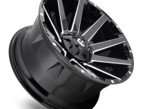 Aluminum Wheels 24X12 Contra D615 5 On 127/5 On 139.7 Gloss Black/Milled 87.1 Bore -44 Offset Multi Spoke Fuel Off Road Wheels