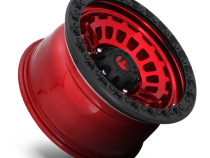 Aluminum Wheels 18X9 Zephyr D632 5 On 127 Candy Red W/Matte Black Ring 71.5 Bore 1 Offset Fuel Off Road Wheels