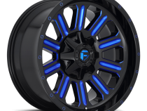 Aluminum Wheels 20X9 Hardline D646 5 On 139.7/5 On 150 Gloss Black/Candy Blue 110.3 Bore 1 Offset Fuel Off Road Wheels