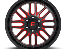 Aluminum Wheels 22X10 Ignite D663 5 On 127 Gloss Black Red Tinted Clear 78.1 Bore -18 Offset Fuel Off Road Wheels