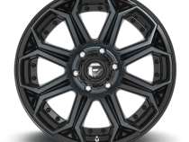 Aluminum Wheels 18X9 Siege D704 5 On 127 Gloss Black Machined Double Dark Tint 71.5 Bore 1 Offset Fuel Off Road Wheels