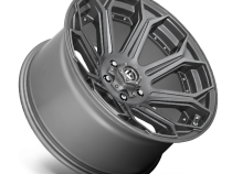 Aluminum Wheels 20X10 Siege D705 5 On 127 Brushed Gunmetal Gray Tinted Clear 71.5 Bore -18 Offset Fuel Off Road Wheels