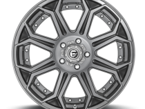 Aluminum Wheels 20X10 Siege D705 5 On 127 Brushed Gunmetal Gray Tinted Clear 71.5 Bore -18 Offset Fuel Off Road Wheels