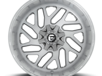 Aluminum Wheels 24X12 Triton Platinum D715 5 On 127/5 On 139.7 Brush Gunmetal Gray/Clear Tint 87.1 Bore -44 Offset Mesh Spoke Fuel Off Road Wheels