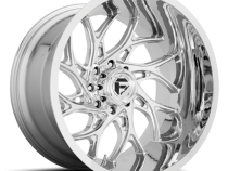Aluminum Wheels 22X10 Runner D740 5 On 139.7 Chrome 78 Bore -18 Offset Fuel Off Road Wheels