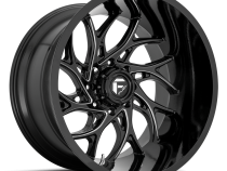 Aluminum Wheels 20X10 Runner D741 5 On 127 Gloss Black Milled 71.5 Bore -18 Offset Fuel Off Road Wheels