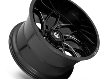 Aluminum Wheels 24X12 Runner D741 5 On 127 Gloss Black Milled 71.5 Bore -44 Offset Fuel Off Road Wheels