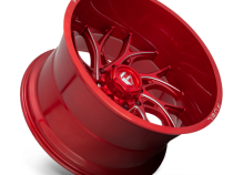 Aluminum Wheels 22X10 Runner D742 5 On 127 Candy Red Milled 71.5 Bore -18 Offset Fuel Off Road Wheels