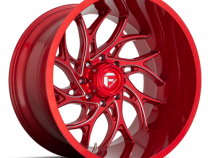 Aluminum Wheels 22X12 Runner D742 5 On 127 Candy Red Milled 71.5 Bore -44 Offset Fuel Off Road Wheels