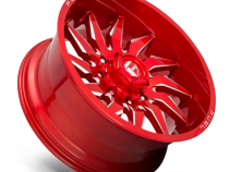Aluminum Wheels 20X9 Saber D745 5 On 127 Candy Red Milled 71.5 Bore 1 Offset Fuel Off Road Wheels
