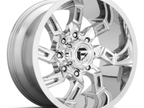 Aluminum Wheels 22X10 Lockdown D746 5 On 127 Chrome 71.5 Bore -18 Offset Fuel Off Road Wheels