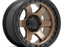 Aluminum Wheels 17X9 Block D751 5 On 127 Matte Bronze/Black Ring 71.5 Bore 1 Offset 6 Spoke Fuel Off Road Wheels