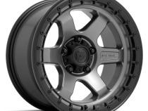 Aluminum Wheels 17X9 Block D752 5 On 127 Gunmetal Gray/Black Ring 71.5 Bore 1 Offset 6 Spoke Fuel Off Road Wheels